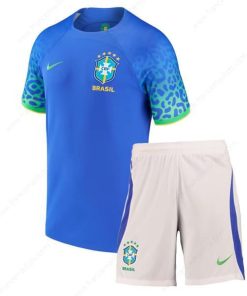 Kit Maillot Enfant Brésil Away 2022 (Maillot + Short)