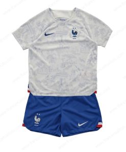 Kit Maillot Enfant France Away 2022 (Maillot + Short)