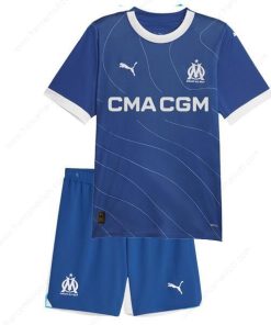 Kit Maillot Enfant Olympique Marseille Away 23/24 (Maillot + Short)