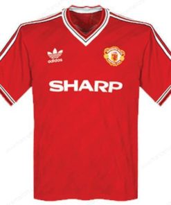 Maillot Retro Manchester United Home Football 1986